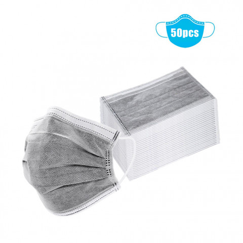 4-Ply Activated Carbon Face Mask (50pcs/box)